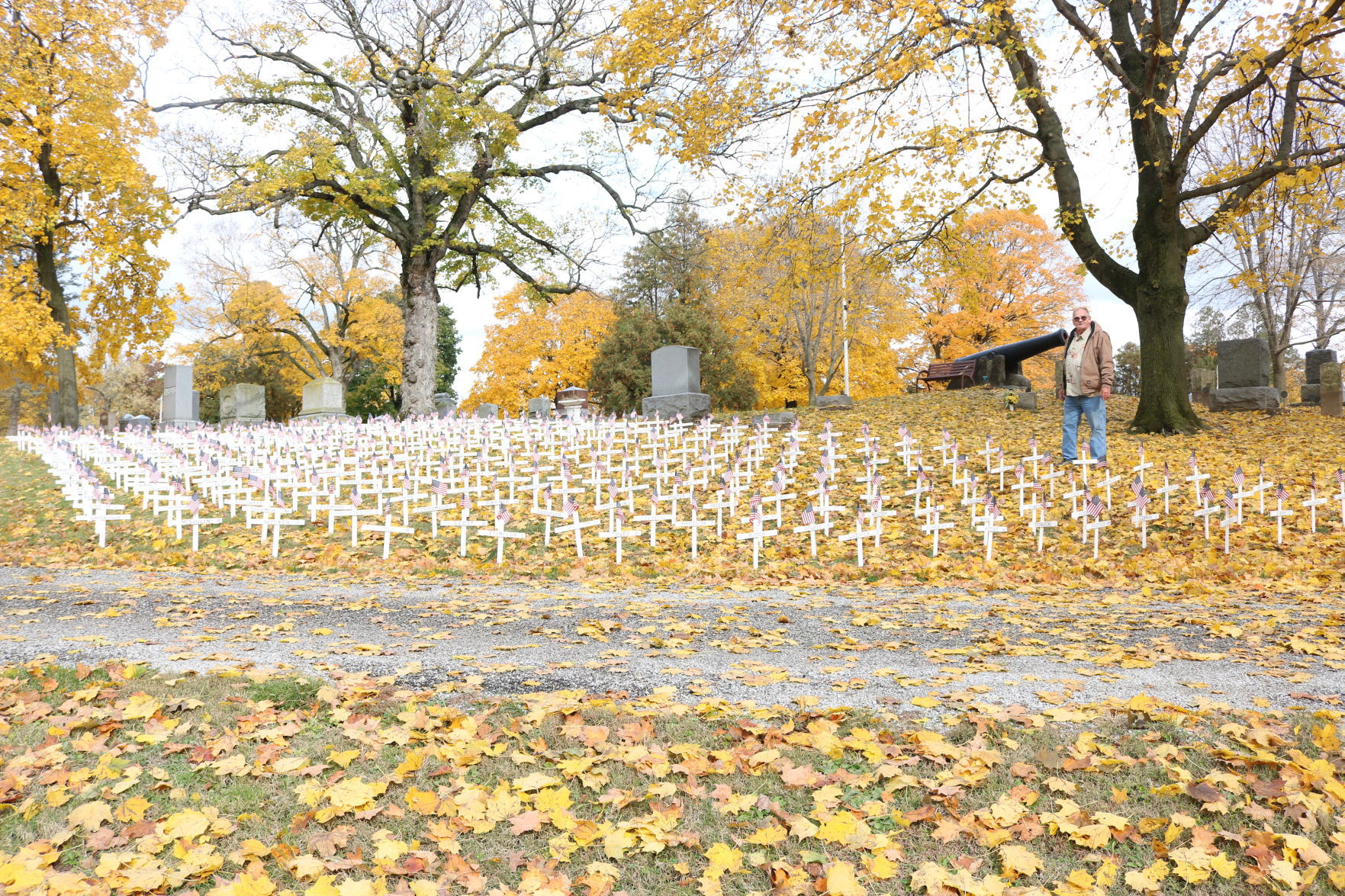 Veterans remembered in Maple Grove Cemetery